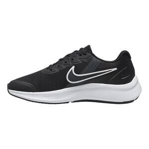 NWT NIKE Unisex Kid's Running Shoes, Black Grey Dark Smoke-Sz 3.5